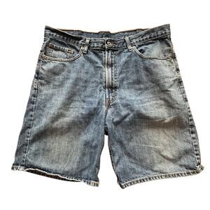 JORTS DAD x Vintage Levi's 550 Blue Denim Jean Shorts l Size W38